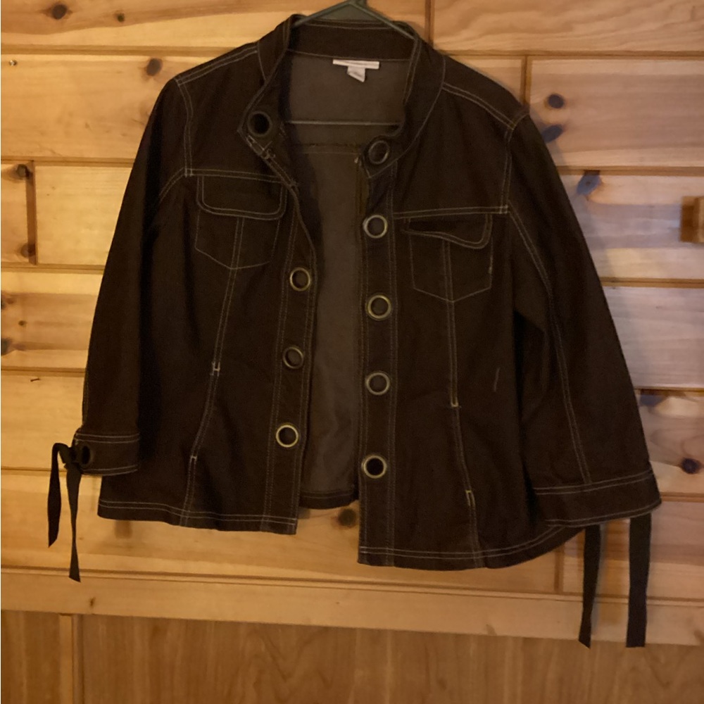 Brown Denim lightweight Jean Jacket